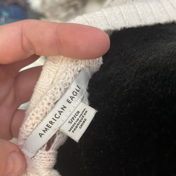AMERICAN EAGLE | Women’s Ivory Knit Sweater Size Small S - Picture 6 of 6